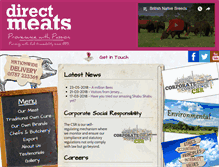 Tablet Screenshot of directmeats.co.uk
